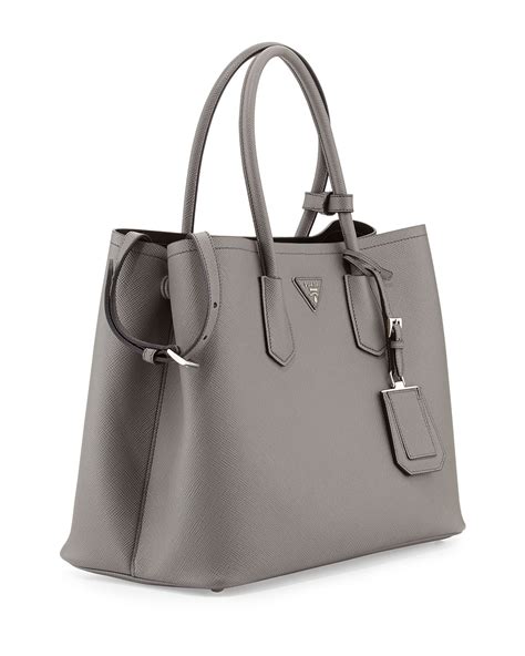 prada saffiano grey